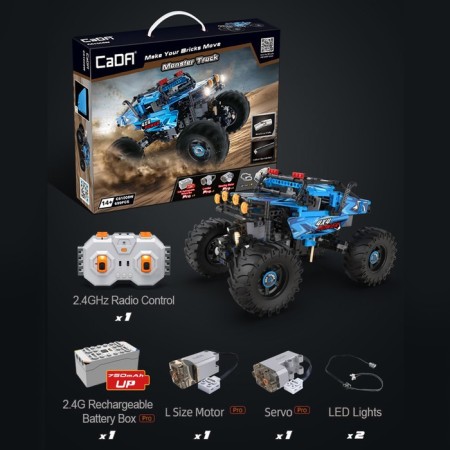 Designer Radio -controlled "Monster", 699 parts-18