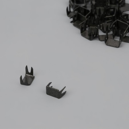 Lower limiter for lightning, metal, No. 5, 500 ± 20 pcs, black nickel color-1