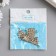 Decor for creativity metal, rhinestones "Christmas tree" gold 2.2x2 cm