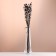 A set of dried flowers "Eringium", ban 5 pcs, length 50 (+/- 6 cm), black
