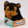 Soft toy "Dog", black color/