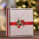 Gift box, cover is, "warm New Year", 14.5 x 14.5 x 6 cm