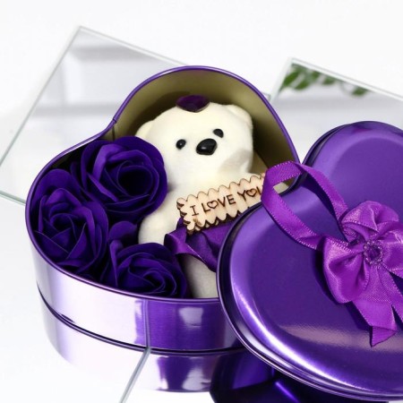 Soap roses and a bear cub, set-3