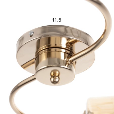 Fox chandelier 2he27 40W gold 46x20x27 cm-6