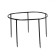 Builder, d = 80 cm, h = 50 cm, leg d = 2 cm, plastic, black, "currant +"
