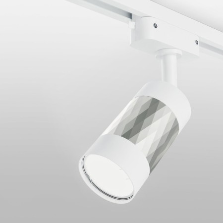 Elektrostandard track lamp, Mizar, 55x55x173 mm, GU10, white, silver color