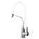 Fashun A54012-8 kitchen mixer, single-legged, flexible spout, stainless steel, white