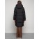 Coat insulated winter female, size 54, black color