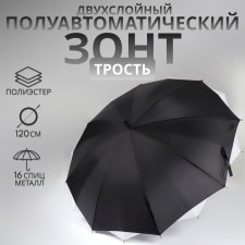 Umbrella - semi -automatic cane 
