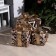 LED figure “Forest Gifts” 15, 20, 25 cm, textiles, metal, AAX2 batteries (not complete), glow warm white