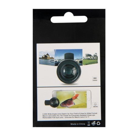 A wide-angle macro lenses for a phone 2 in 1, 0.45x, 37 mm, black-5
