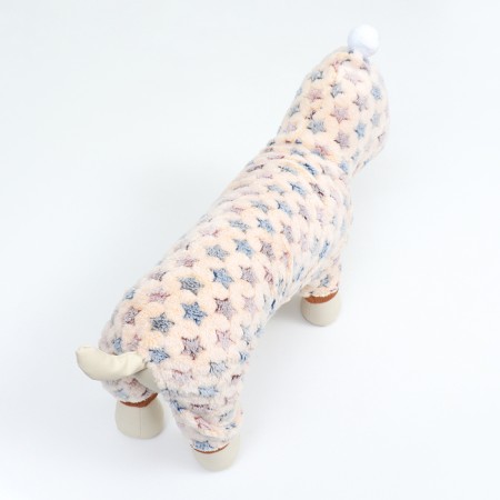 Assumes "Stars" with a hood, size 2xl (DS 45 cm, Osh 45 cm, og 55 cm), beige-4