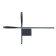 Wall lamp Arte Lamp Acrux A2217AP-2BK, LED, 18 W, 5x56x36 cm, 900 lm, black