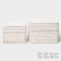 A set of handmade interior baskets with a lid LadOM, 2 pcs, size: 20 × 20 × 15 cm, 25 × 25 × 18 cm