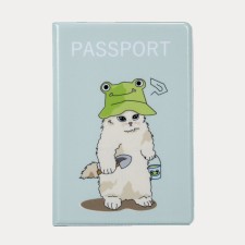 Cover for passport, mint color