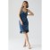 Linen -style dress from velvet, size 44