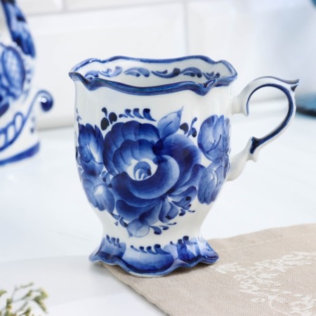 Mug "Romance", Gzhel