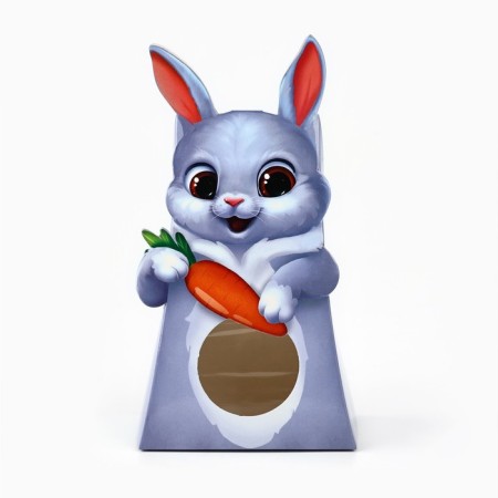 Folding box with the window "Rabbit", 9 x 17.3 x 6 cm-1
