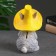 Piggy bank "Bunny with flower" 10x12x20cm