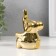 Souvenir Ceramics "Elephant sits" gold 4.5x5.5x10 cm
