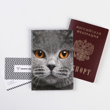 Cover for passport "Cat" (1 pc)-1