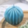 Figure candle "Faced ball", 6.5x6.5 cm, turquoise, in a box