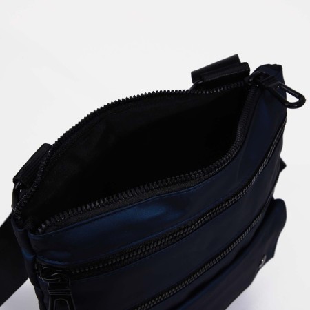 Male bag, blue color-5