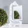 A table lamp with a photo frame, a mirror "Giraffe" LED 3W USB RGB white 17x8x30 cm Risalux