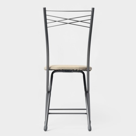 Folding stool "Nika 1", the color of the seat elephant bone-5