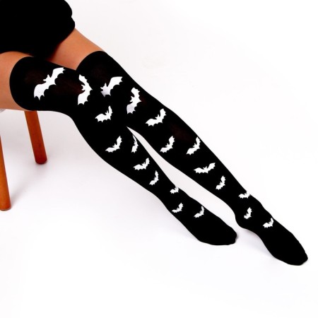 Carnival accessory- stockings "bats"-3