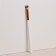 Make-up brush "White", 18 (+/- 1) cm, white color