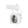 Luazon Lighting track lamp under the GU10 lamp, square, white case