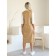 Women's dress, size 46, beige color
