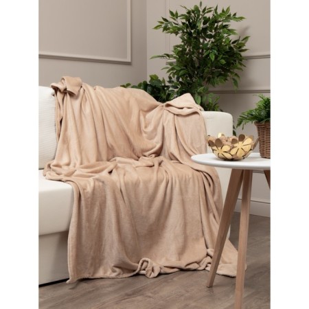 Texrepublic blanket, size 150x200 cm, beige color-3