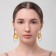 Earrings Assorted "deja vu", yellow color in gold
