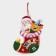 Decorative decoration (suspension) "Santa Claus and Deer" 35x24 cm