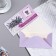 The envelope for the money "Congratulations!" purple flowers, peas, 17x8.5 cm