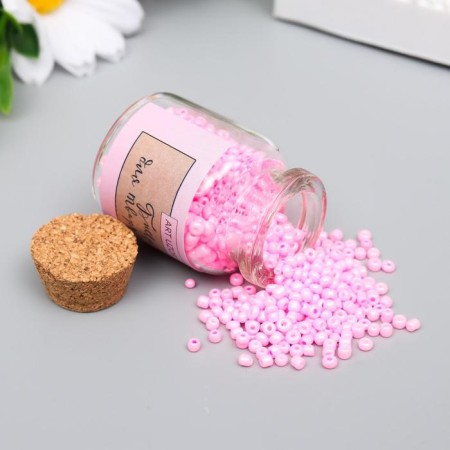 12/0 round beads in the bottle "Pink" 20 g-1