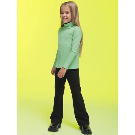 Jumper for girls, height 134 cm, olive color-5