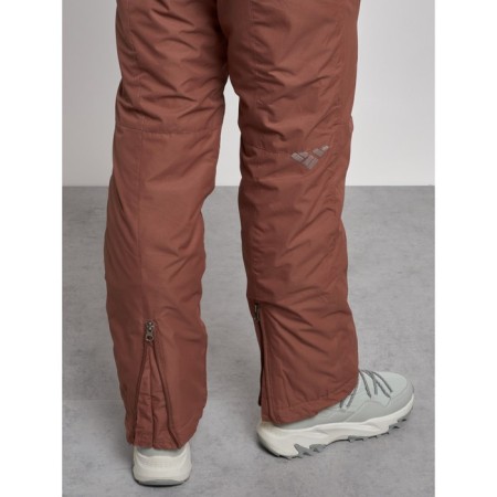 Semicunners of women's winter, size 46, brown color-10
