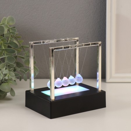Pendulum "Luminous balls" 5 diodes mix 12x12x9 cm