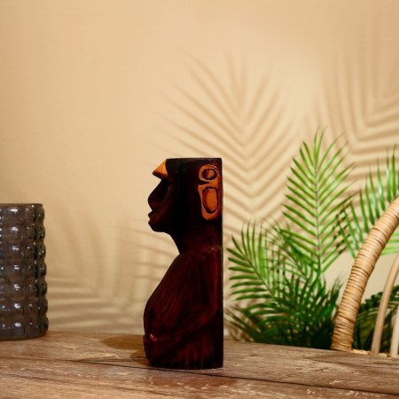Souvenir "Aboriginal" Albezia 12x10x30 cm-2
