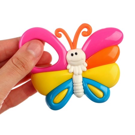A set of rattles "lamb and butterfly", 2 pcs, baby-4