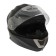 Modular helmet with two visors, size L (59-60), model-BLD-160E, black matte