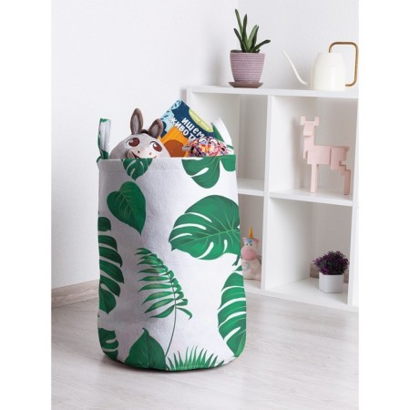 Basket for toys "Fern rain, size 35x50 cm