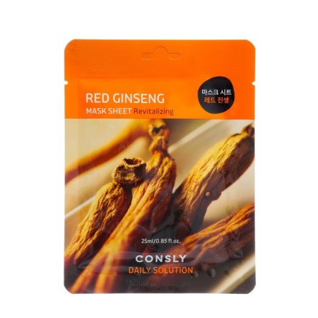 Consly tissue mask with red ginseng extract, 25 ml