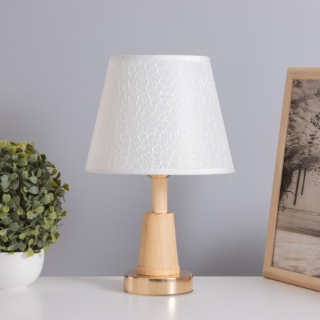 Table lamp "Nina" 1x40W E27 gold/brown 21x21x33cm