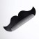 Comb-grinder for mustaches and beard "mustache", 18 × 6.5 cm, black color