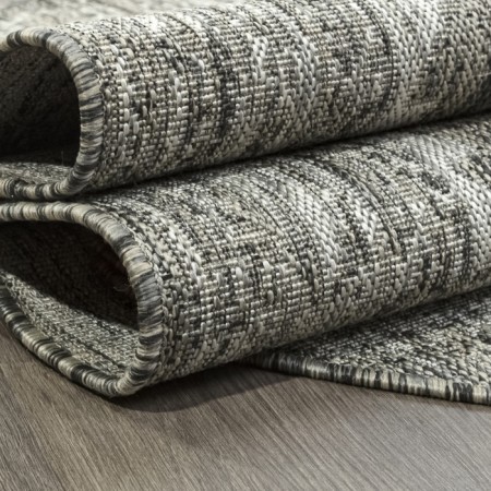 Oval Merinos Kair, size 100x200 cm, Gray color-3