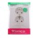 Double SE BLANCA, 16 A, 250 V, built -in, with salary, IP20, white, Blnrs001021